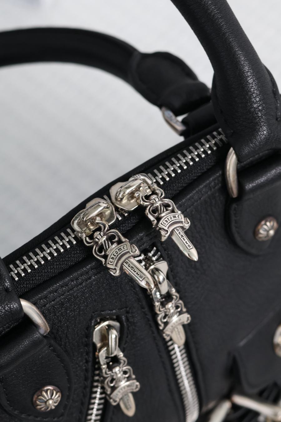 Chrome Hearts Modean Mini Motorcycle Shell Bag 크롬하츠 모디안 미니 모터사이클 쉘 백 23