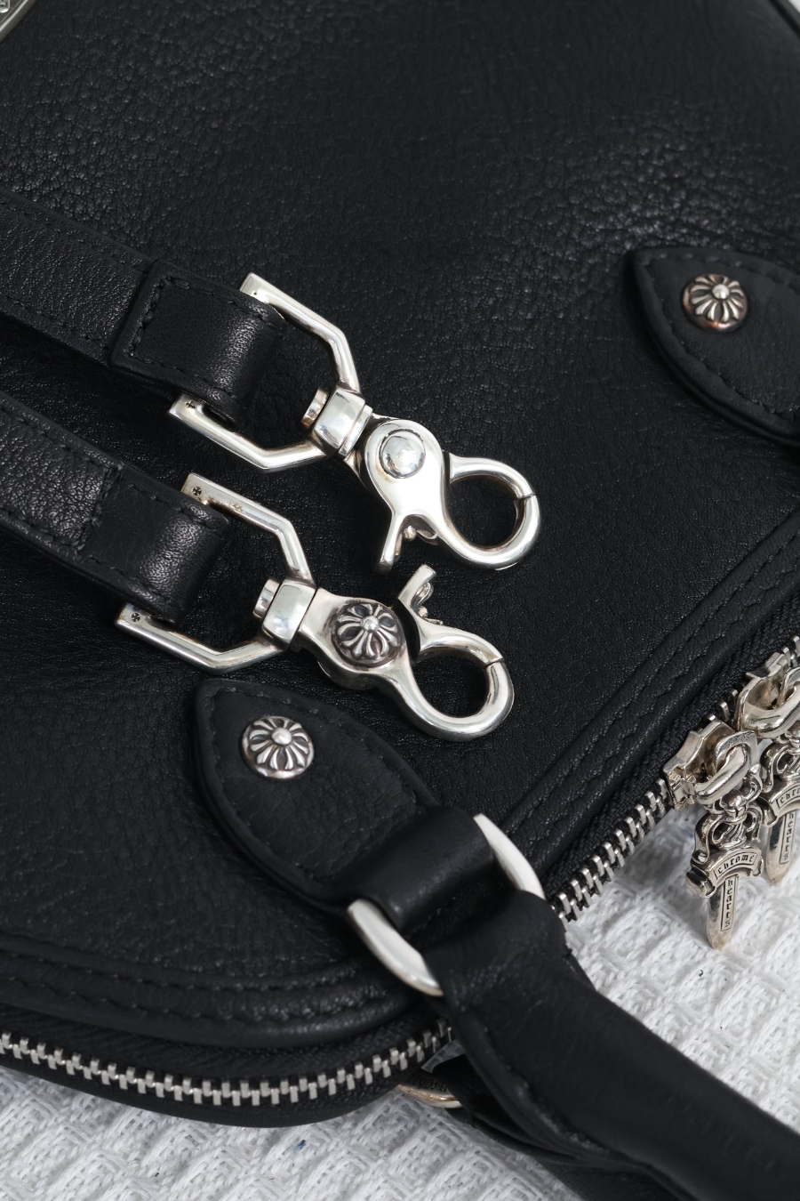 Chrome Hearts Modean Mini Motorcycle Shell Bag 크롬하츠 모디안 미니 모터사이클 쉘 백 25
