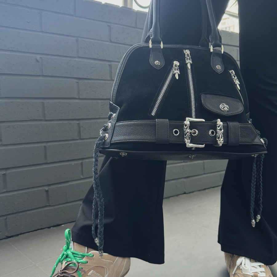 Chrome Hearts Modean Motorcycle Shell Bag (Suede Mix) 크롬하츠 모디안 모터사이클 쉘 백 스웨이드 믹스 6