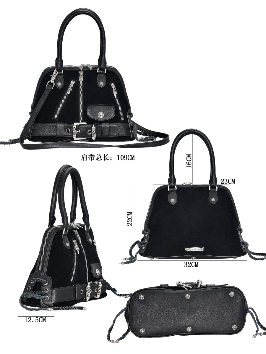 Chrome Hearts Modean Motorcycle Shell Bag (Suede Mix) 크롬하츠 모디안 모터사이클 쉘 백 스웨이드 믹스 18