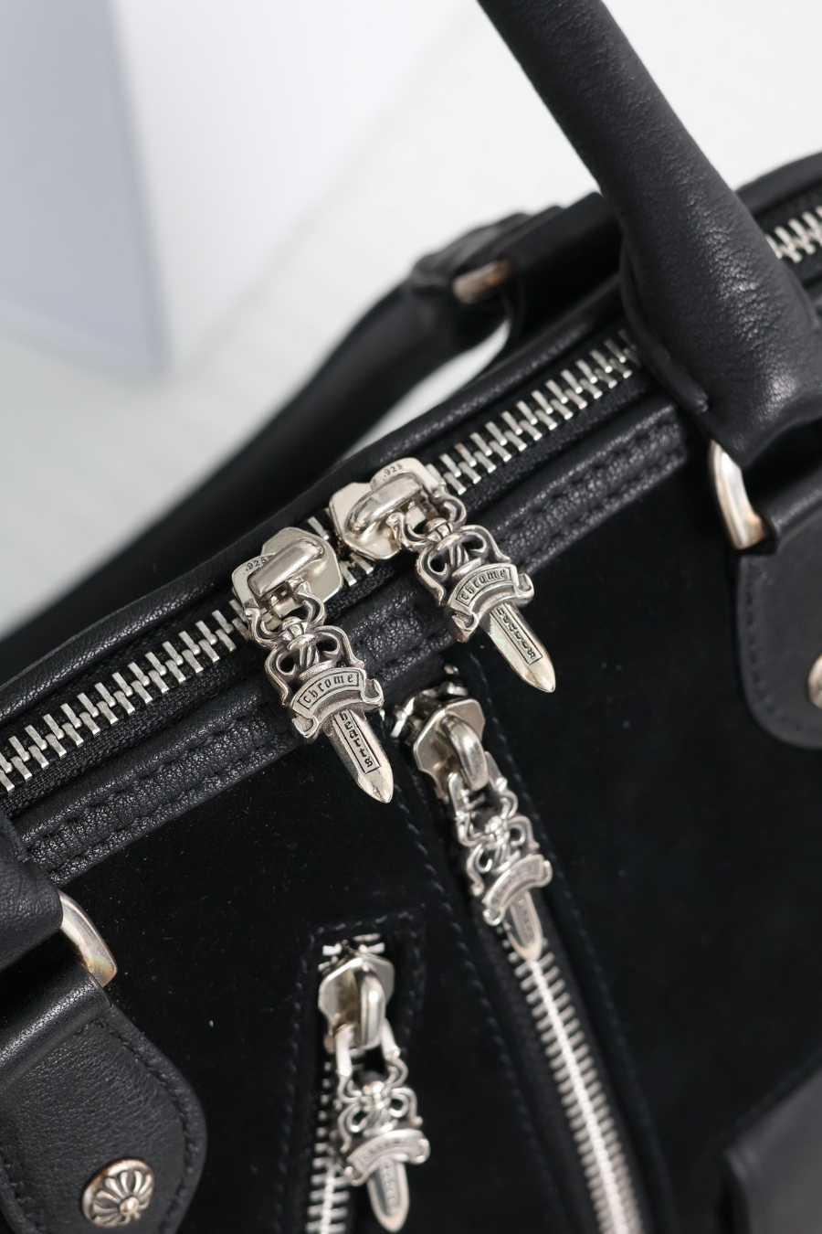 Chrome Hearts Modean Motorcycle Shell Bag (Suede Mix) 크롬하츠 모디안 모터사이클 쉘 백 스웨이드 믹스 21