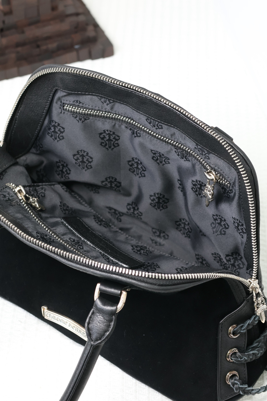 Chrome Hearts Modean Motorcycle Shell Bag (Suede Mix) 크롬하츠 모디안 모터사이클 쉘 백 스웨이드 믹스 27