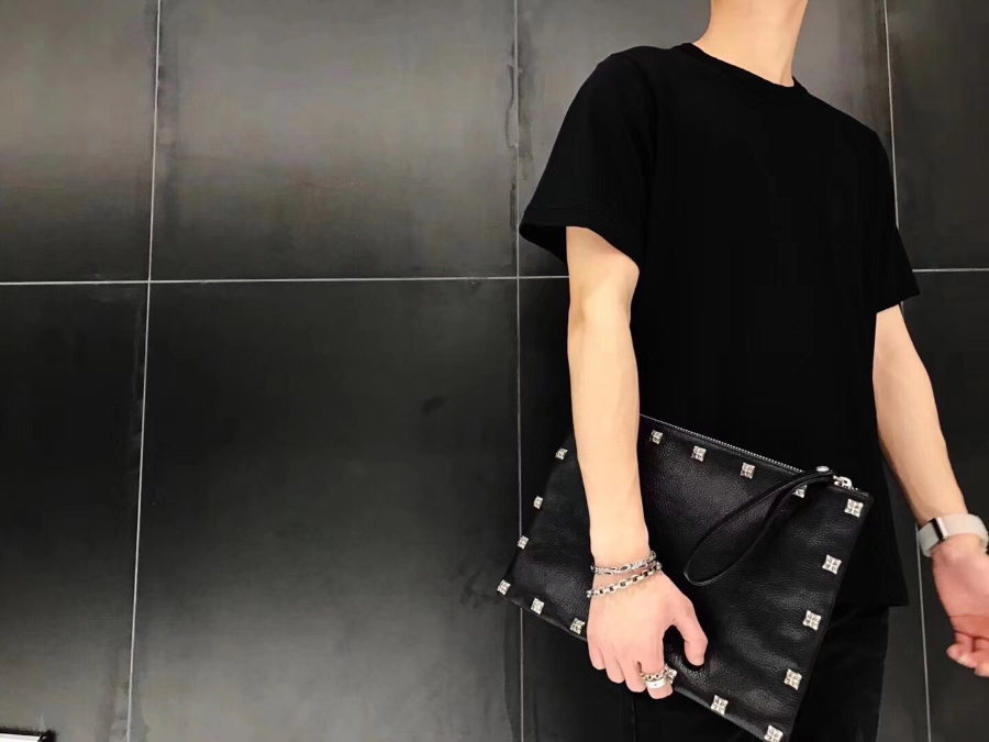 Chrome Hearts Square Stud Clutch Bag 크롬하츠 사방 스터드 클러치 백 2