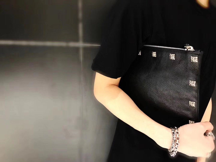 Chrome Hearts Square Stud Clutch Bag 크롬하츠 사방 스터드 클러치 백 3