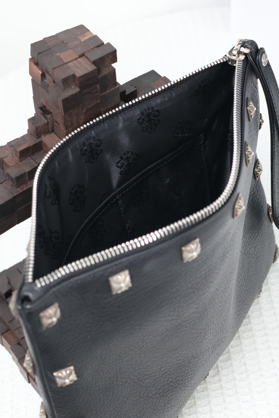 Chrome Hearts Square Stud Clutch Bag 크롬하츠 사방 스터드 클러치 백 18