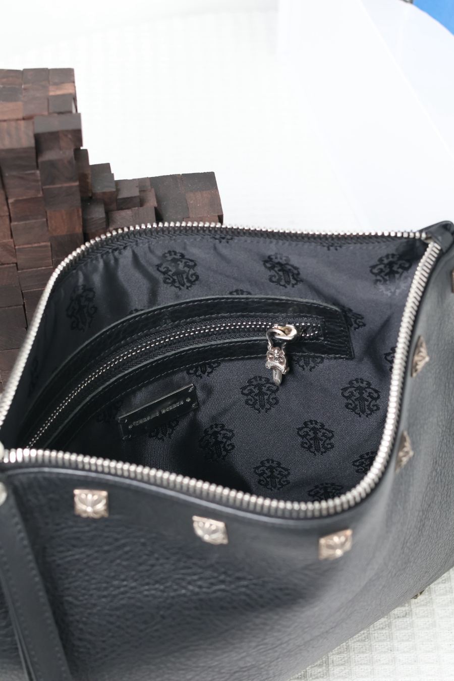 Chrome Hearts Square Stud Clutch Bag 크롬하츠 사방 스터드 클러치 백 19