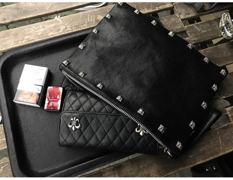 Chrome Hearts Square Stud Clutch Bag 크롬하츠 사방 스터드 클러치 백 23