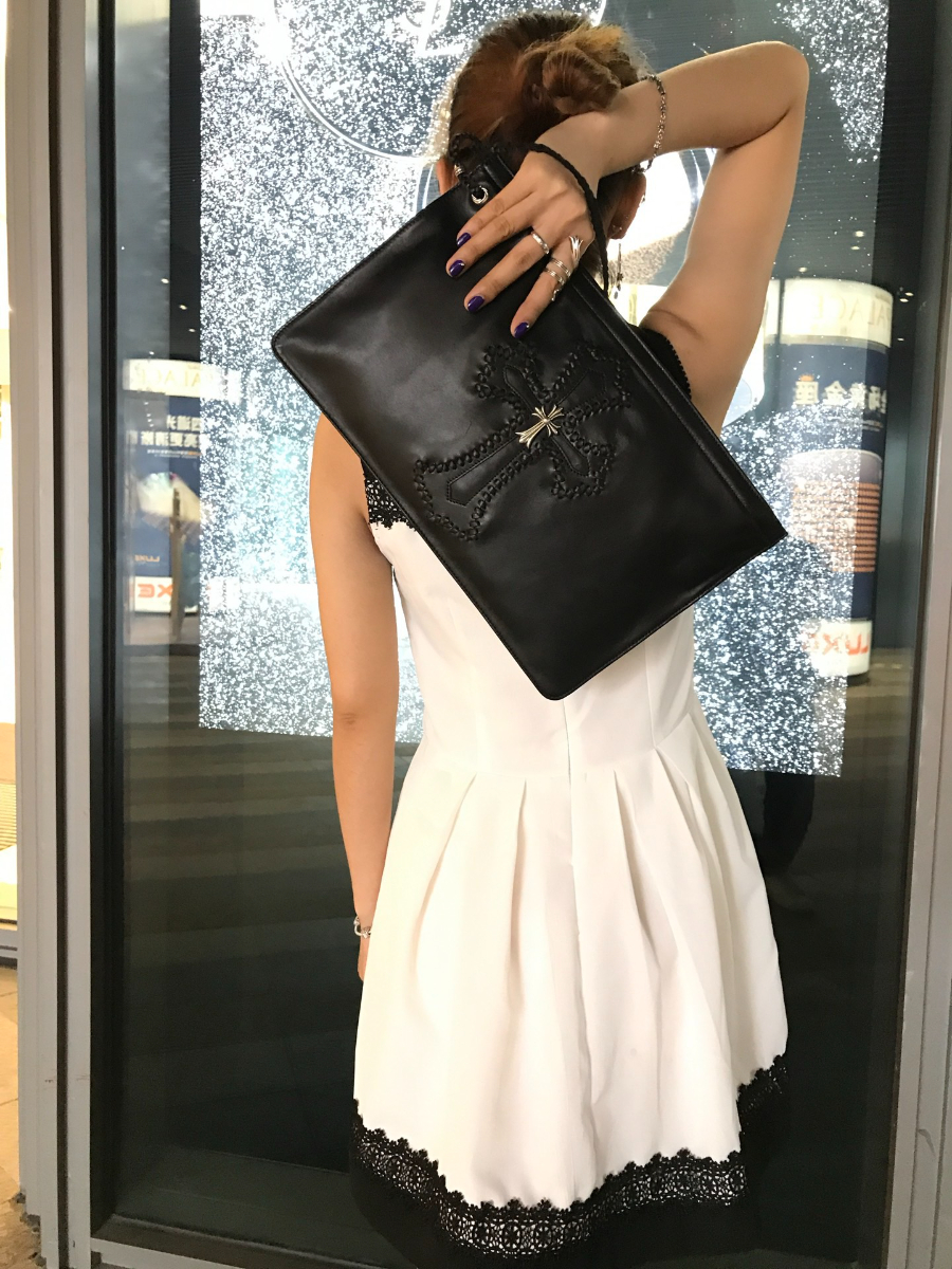 Chrome Hearts Cross Leather Clutch 크롬하츠 십자가 레더 클러치 7