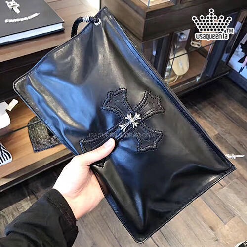 Chrome Hearts Cross Leather Clutch 크롬하츠 십자가 레더 클러치 8