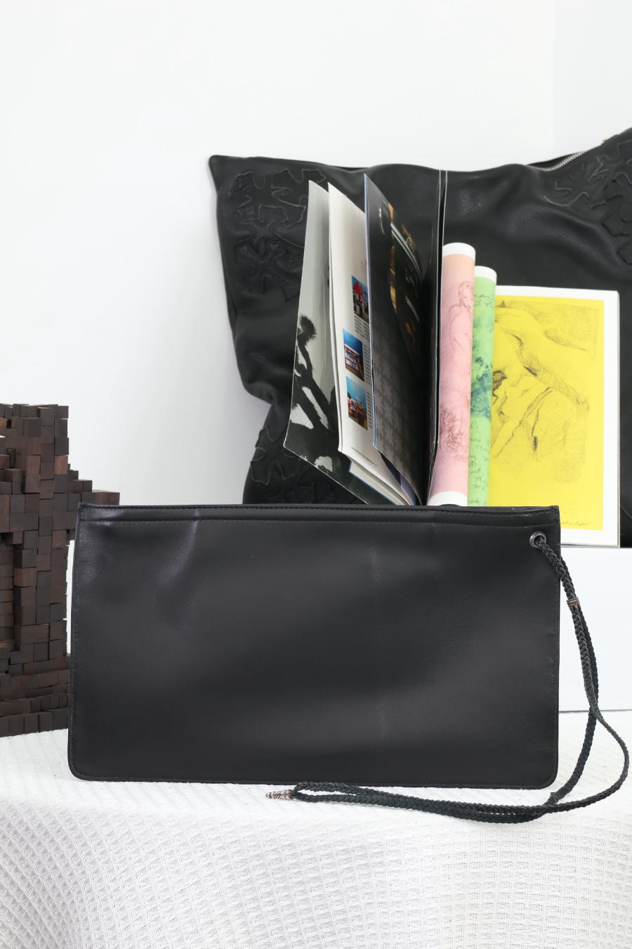 Chrome Hearts Cross Leather Clutch 크롬하츠 십자가 레더 클러치 12