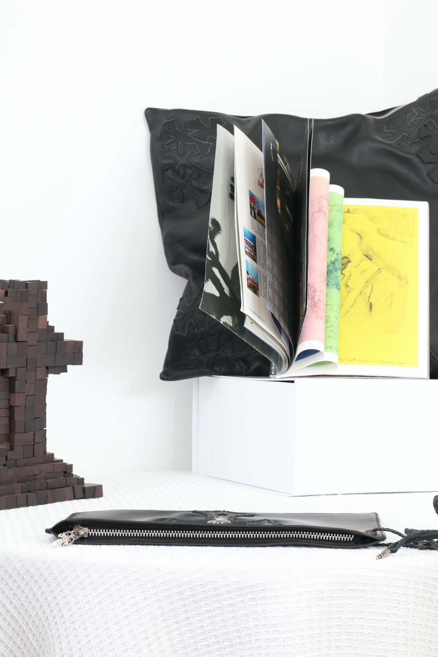 Chrome Hearts Cross Leather Clutch 크롬하츠 십자가 레더 클러치 14