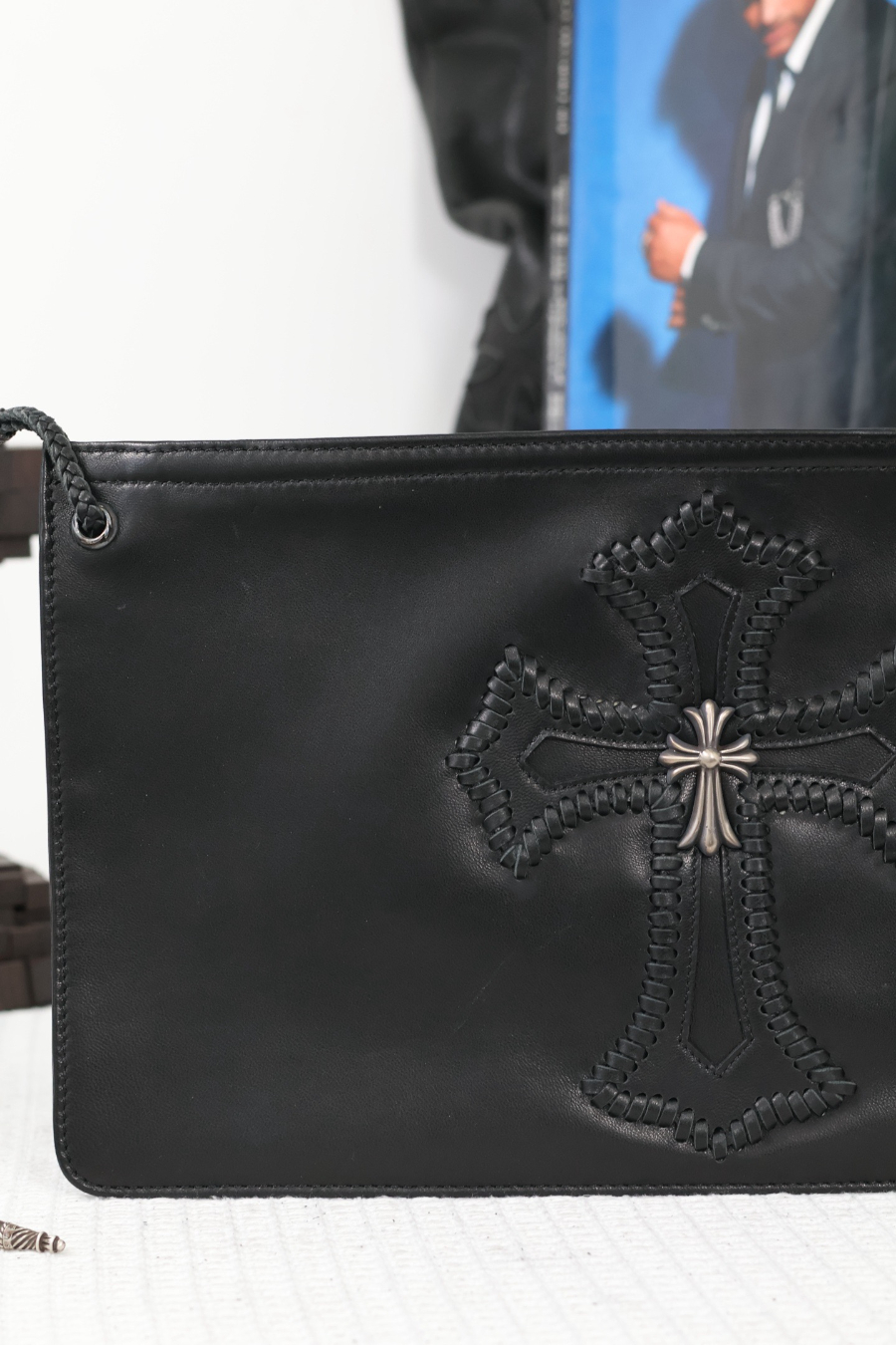 Chrome Hearts Cross Leather Clutch 크롬하츠 십자가 레더 클러치 16