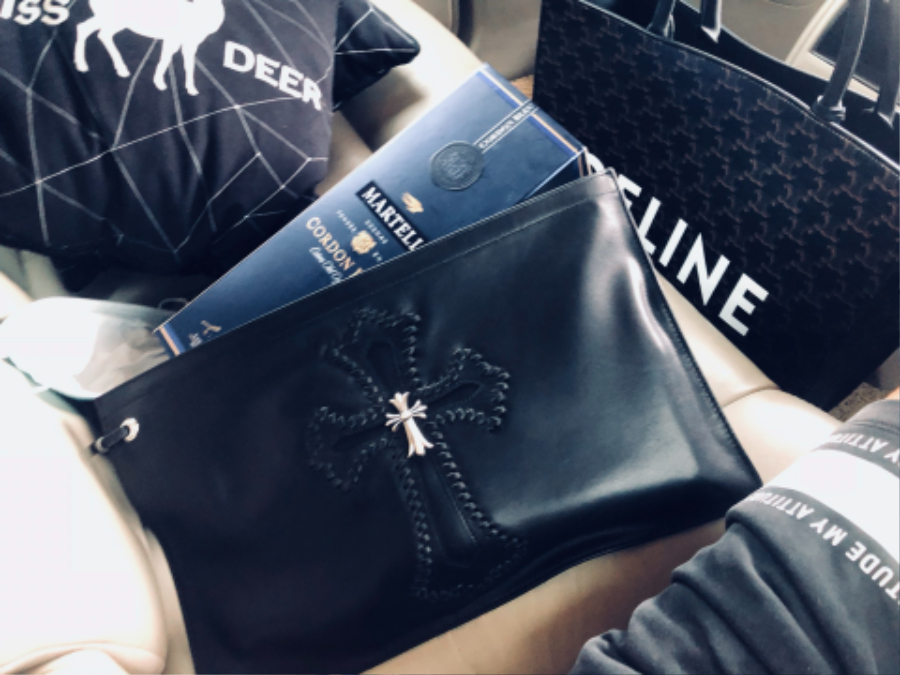 Chrome Hearts Cross Leather Clutch 크롬하츠 십자가 레더 클러치 27