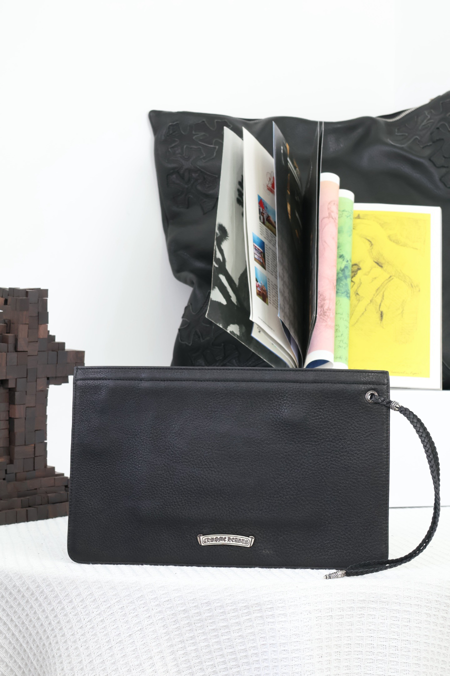 Chrome Hearts Cross Embossed Clutch 크롬하츠 십자 엠보싱 클러치 8