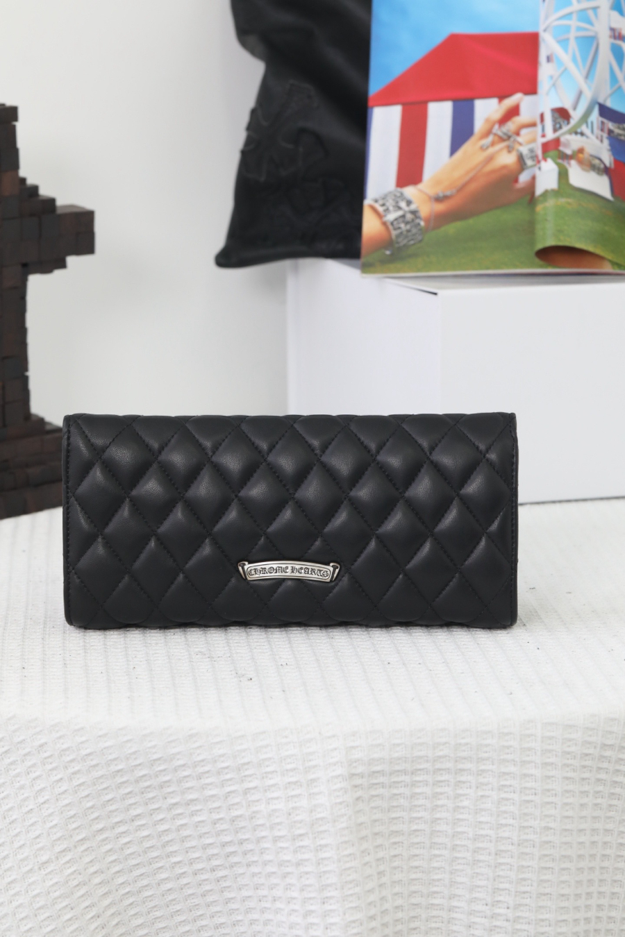 Chrome Hearts Quilted Cross Chain Clutch 크롬하츠 십자 퀼팅 체인 클러치 18