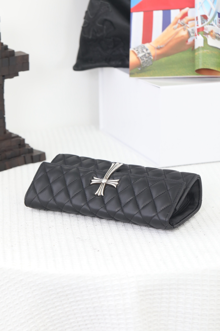 Chrome Hearts Quilted Cross Chain Clutch 크롬하츠 십자 퀼팅 체인 클러치 20