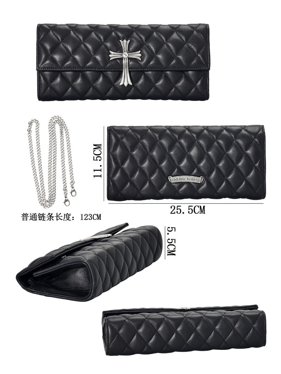 Chrome Hearts Quilted Cross Chain Clutch 크롬하츠 십자 퀼팅 체인 클러치 21