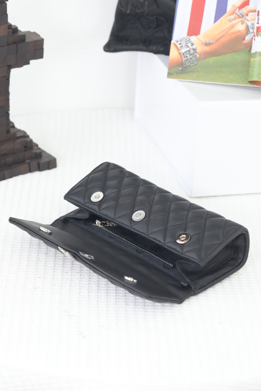 Chrome Hearts Quilted Cross Chain Clutch 크롬하츠 십자 퀼팅 체인 클러치 27