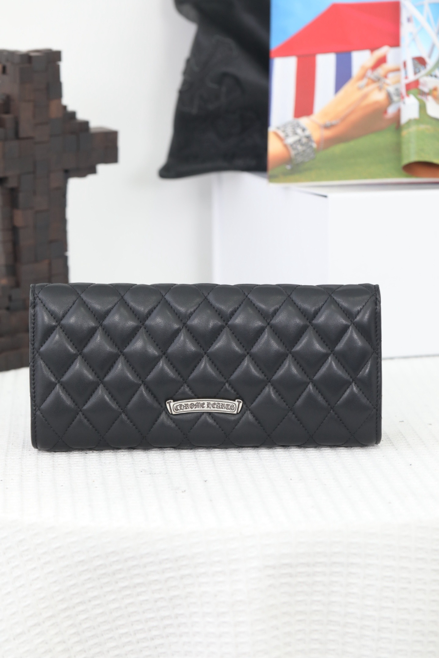 Chrome Hearts Quilted Cross Chain Clutch 크롬하츠 퀼팅 크로스 체인 클러치 12