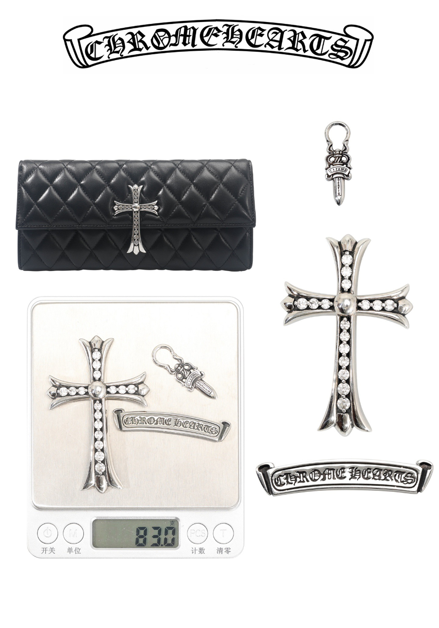Chrome Hearts Quilted Cross Chain Clutch 크롬하츠 퀼팅 크로스 체인 클러치 19
