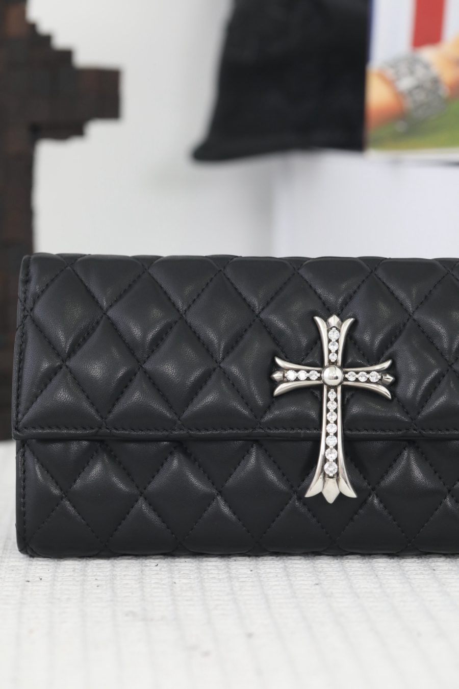 Chrome Hearts Quilted Cross Chain Clutch 크롬하츠 퀼팅 크로스 체인 클러치 20