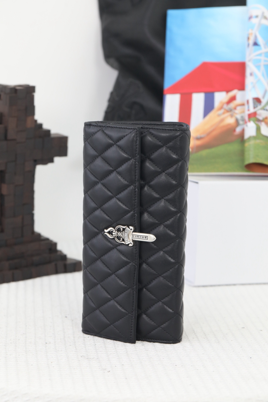Chrome Hearts Quilted Dagger Chain Clutch 크롬하츠 퀼팅 대거 체인 클러치 16