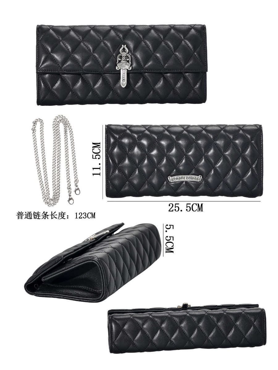 Chrome Hearts Quilted Dagger Chain Clutch 크롬하츠 퀼팅 대거 체인 클러치 17