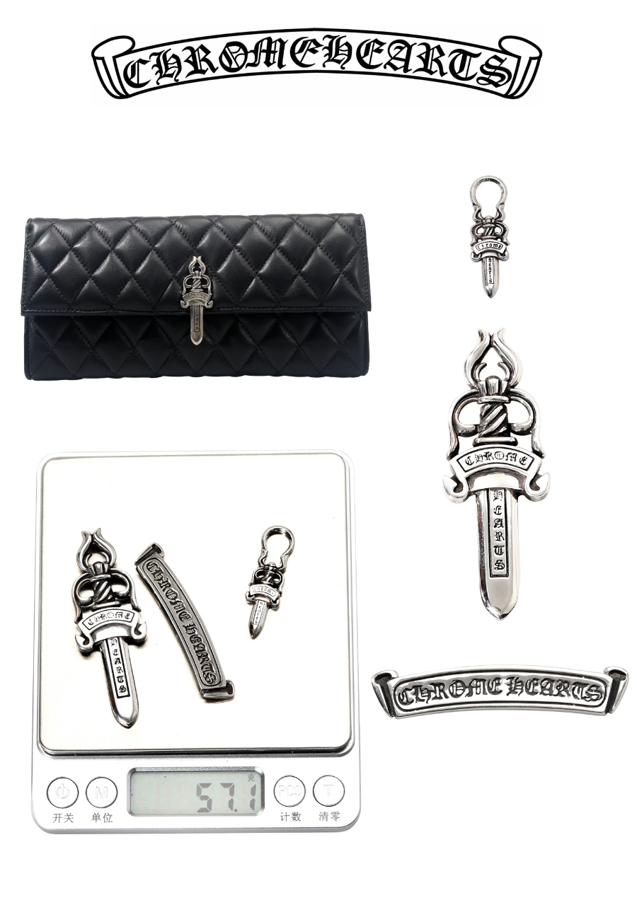 Chrome Hearts Quilted Dagger Chain Clutch 크롬하츠 퀼팅 대거 체인 클러치 18