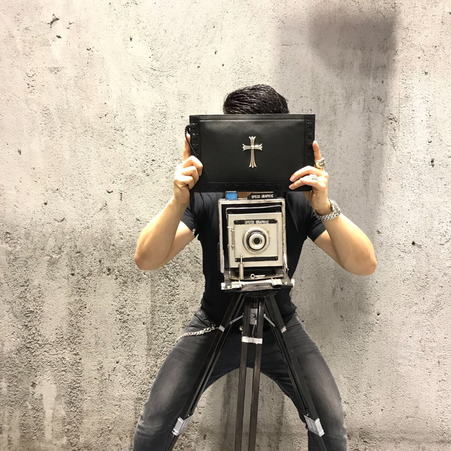 Chrome Hearts Large Cross Woven Wrist Clutch 크롬하츠 라지 크로스 위빙 손목 클러치 2