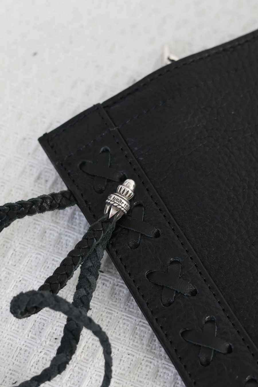 Chrome Hearts Large Cross Woven Wrist Clutch 크롬하츠 라지 크로스 위빙 손목 클러치 19