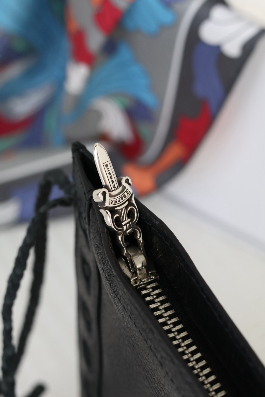 Chrome Hearts Large Cross Woven Wrist Clutch 크롬하츠 라지 크로스 위빙 손목 클러치 21