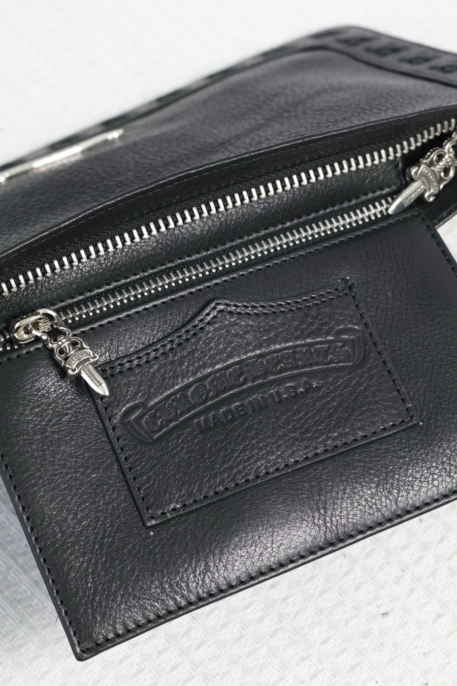 Chrome Hearts Large Cross Woven Wrist Clutch 크롬하츠 라지 크로스 위빙 손목 클러치 23