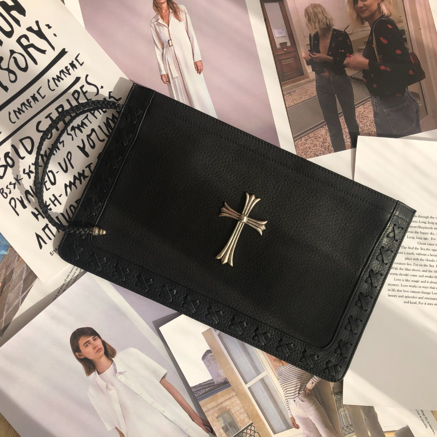 Chrome Hearts Large Cross Woven Wrist Clutch 크롬하츠 라지 크로스 위빙 손목 클러치 25
