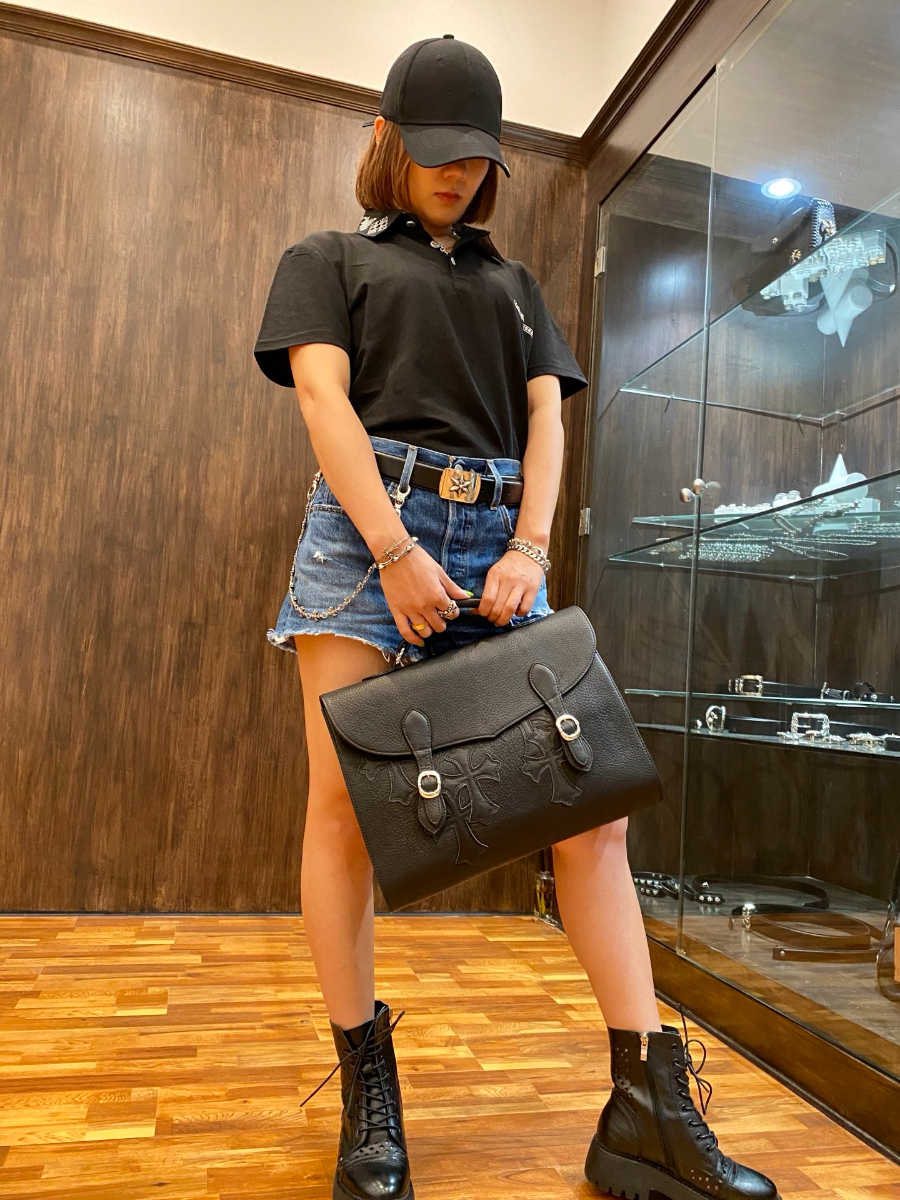 Chrome Hearts Double Dagger Briefcase 크롬하츠 더블 대거 브리프케이스 10