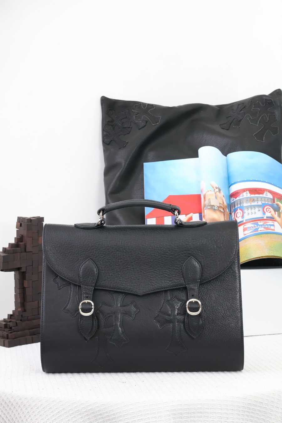 Chrome Hearts Double Dagger Briefcase 크롬하츠 더블 대거 브리프케이스 11