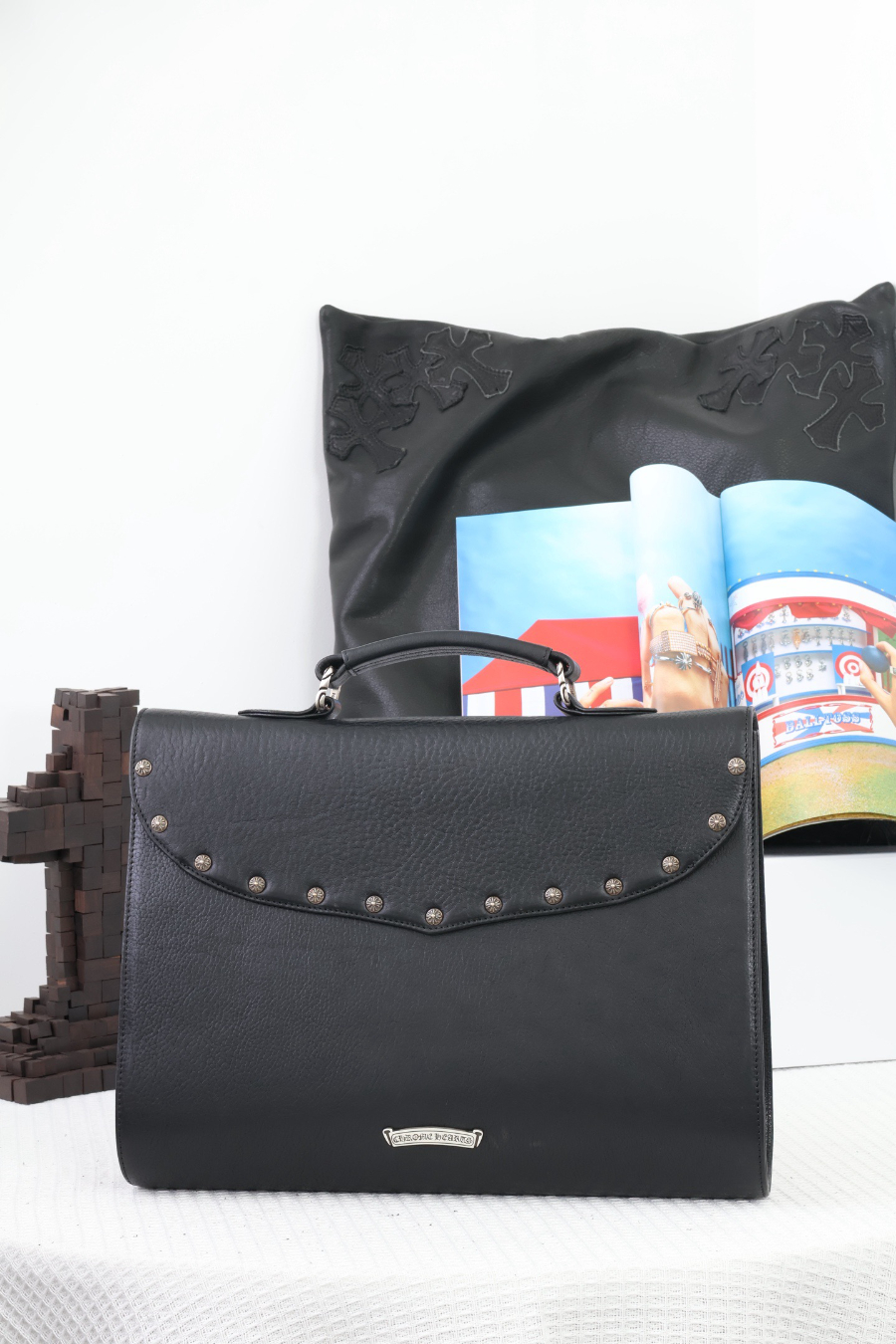 Chrome Hearts Double Dagger Briefcase 크롬하츠 더블 대거 브리프케이스 14