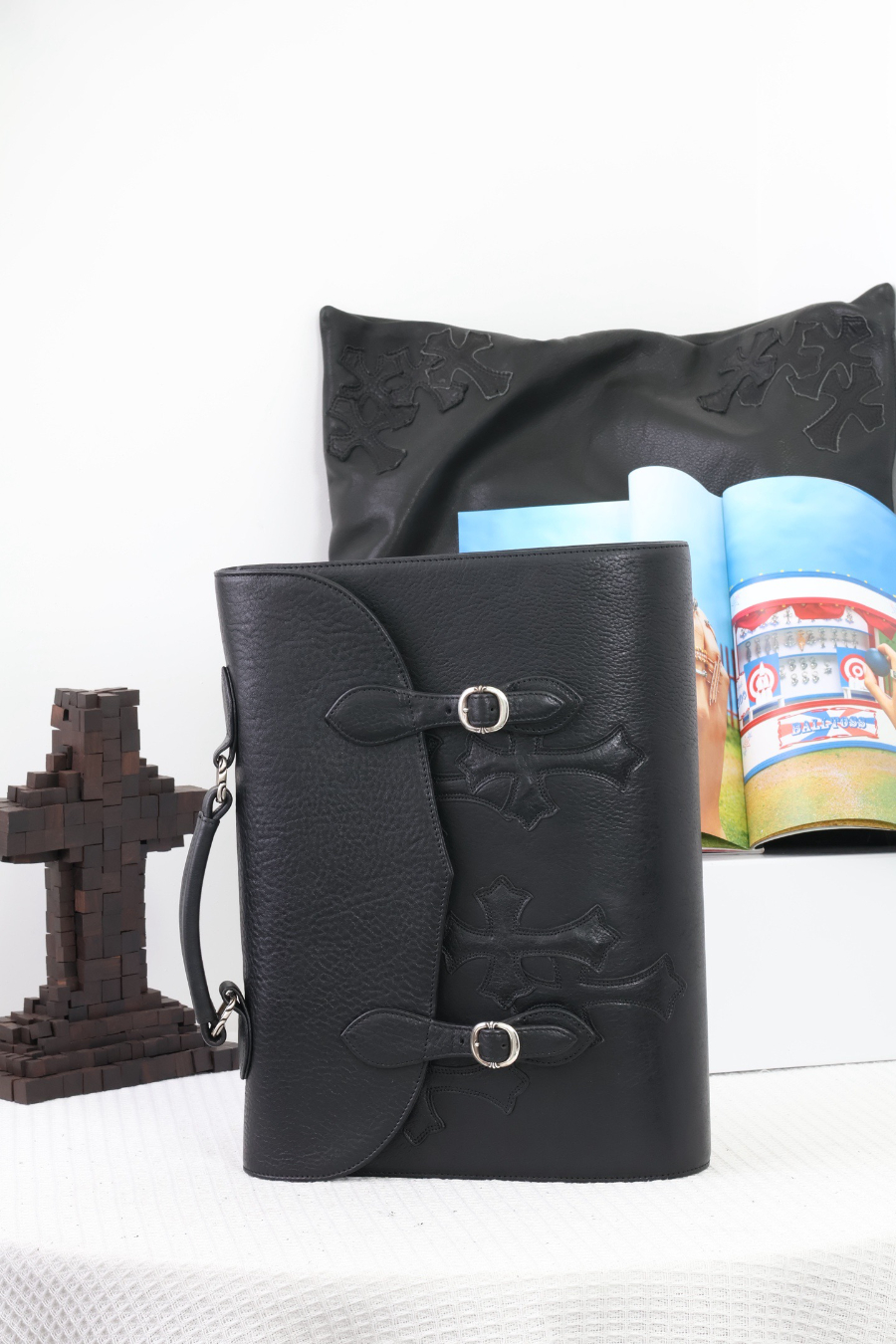 Chrome Hearts Double Dagger Briefcase 크롬하츠 더블 대거 브리프케이스 17