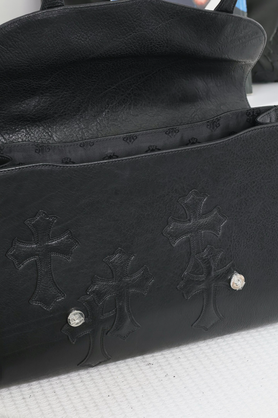 Chrome Hearts Double Dagger Briefcase 크롬하츠 더블 대거 브리프케이스 26