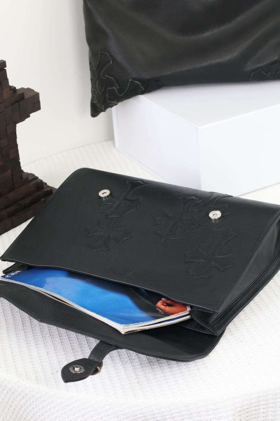 Chrome Hearts Double Dagger Briefcase 크롬하츠 더블 대거 브리프케이스 28