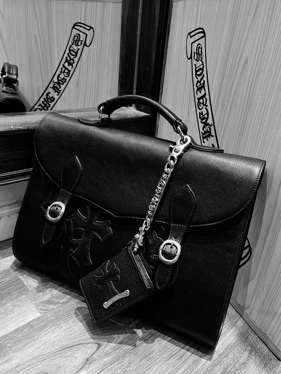 Chrome Hearts Double Dagger Briefcase 크롬하츠 더블 대거 브리프케이스 31