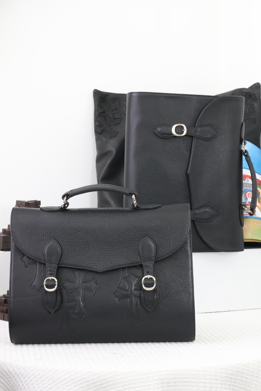 Chrome Hearts Double Dagger Briefcase 크롬하츠 더블 대거 브리프케이스 32