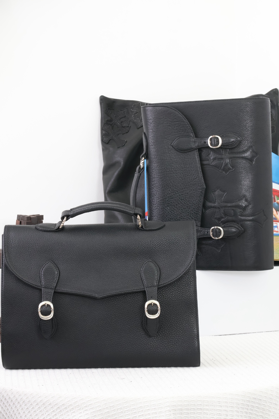 Chrome Hearts Double Dagger Briefcase 크롬하츠 더블 대거 브리프케이스 33