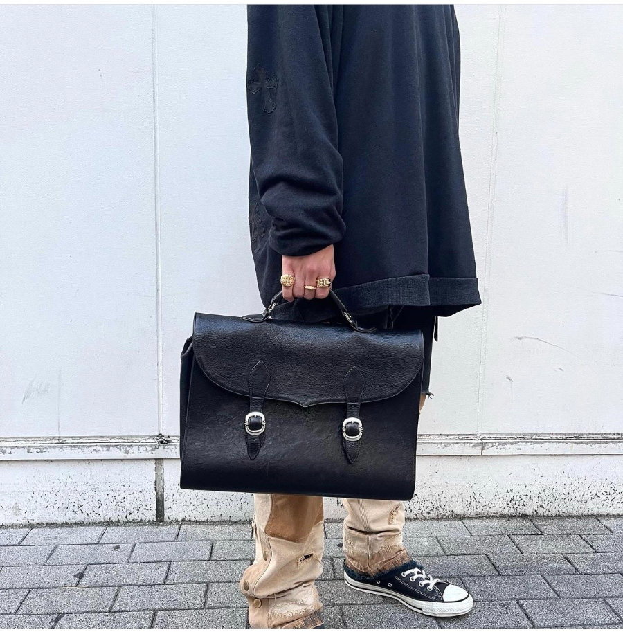 Chrome Hearts Double Buckle Briefcase 크롬하츠 더블 버클 브리프케이스 1
