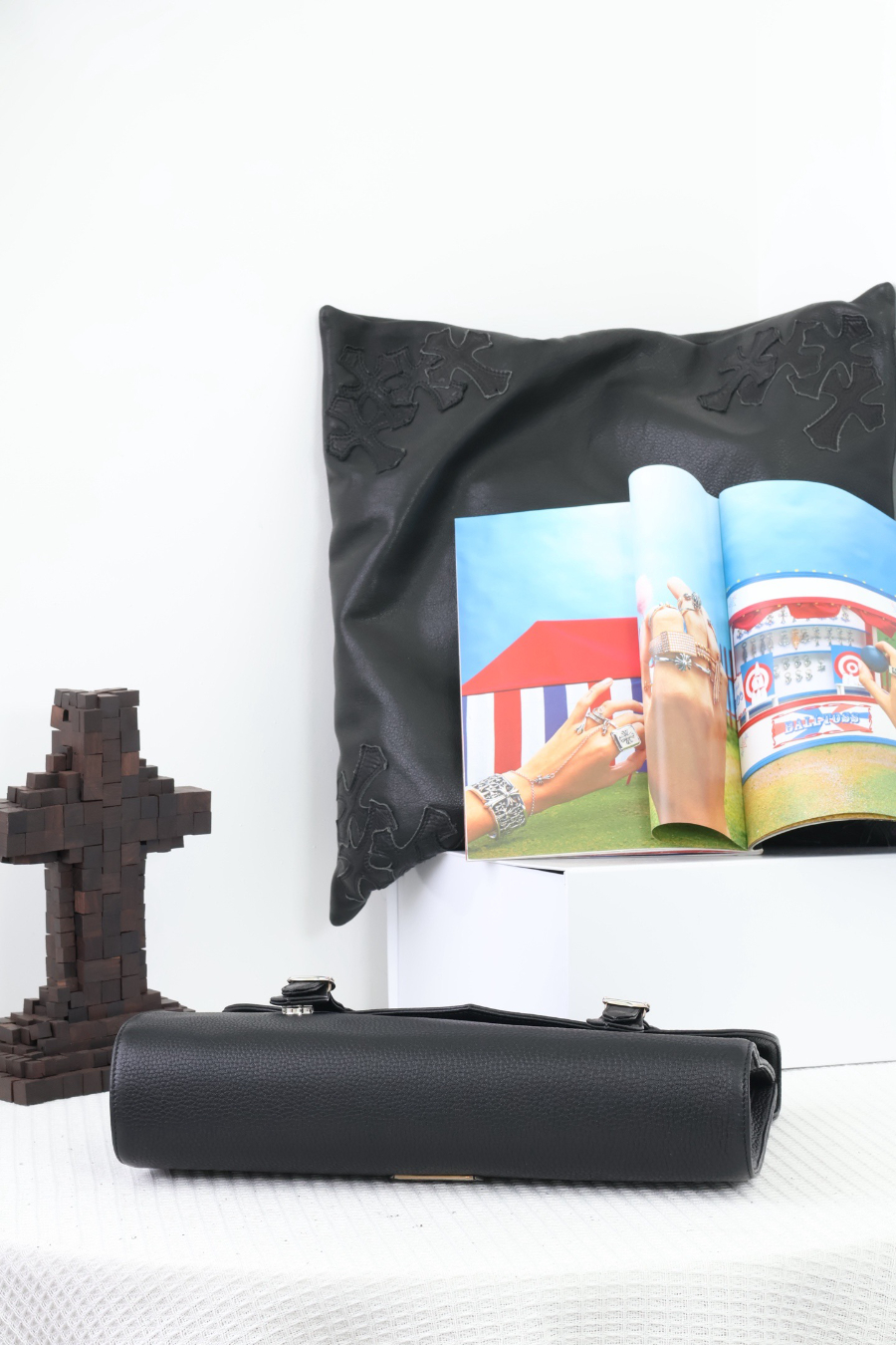 Chrome Hearts Double Buckle Briefcase 크롬하츠 더블 버클 브리프케이스 15