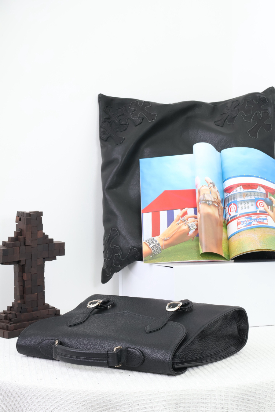 Chrome Hearts Double Buckle Briefcase 크롬하츠 더블 버클 브리프케이스 16