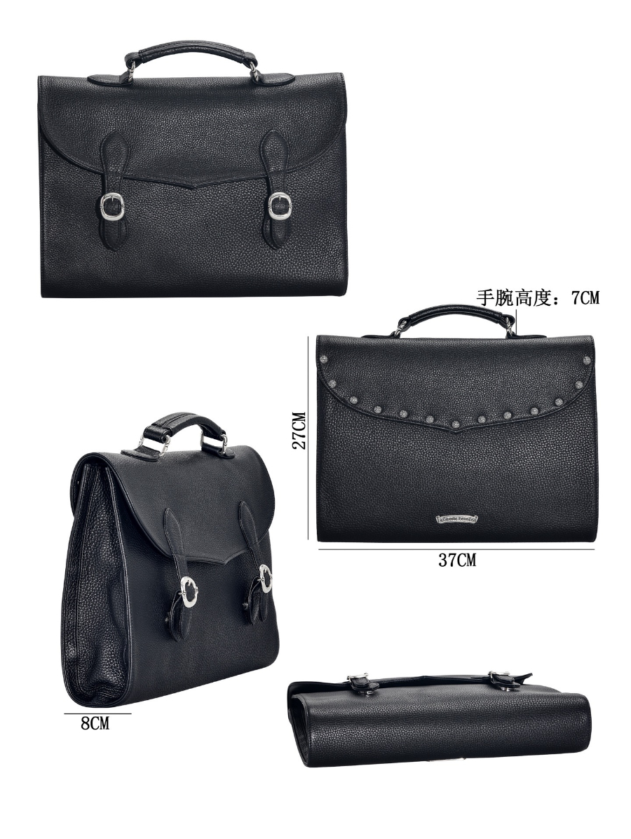 Chrome Hearts Double Buckle Briefcase 크롬하츠 더블 버클 브리프케이스 18