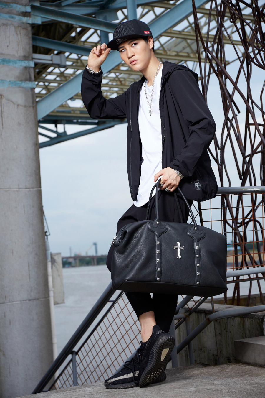Chrome Hearts Square Cross Travel Bag 크롬하츠 스퀘어 크로스 트래블 백 9