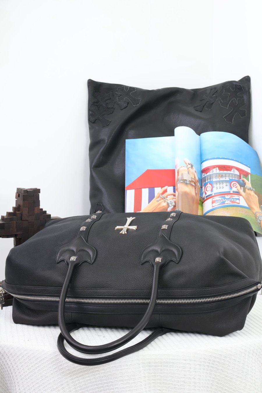 Chrome Hearts Square Cross Travel Bag 크롬하츠 스퀘어 크로스 트래블 백 17