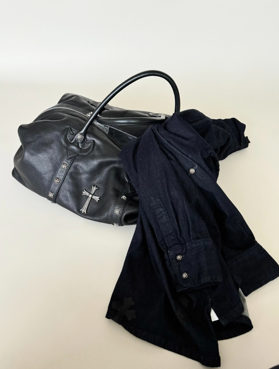 Chrome Hearts Square Cross Travel Bag 크롬하츠 스퀘어 크로스 트래블 백 32