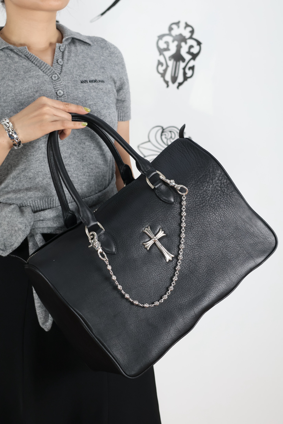 Chrome Hearts Zipper Cross Travel Bag 크롬하츠 십자가 지퍼 트래블 백 3